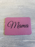 Hat Patches Leatherette Adhesive on back Personalized NEED HEAT PRESS