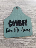 Hat Patches Western Cow Ear Tag Personalized