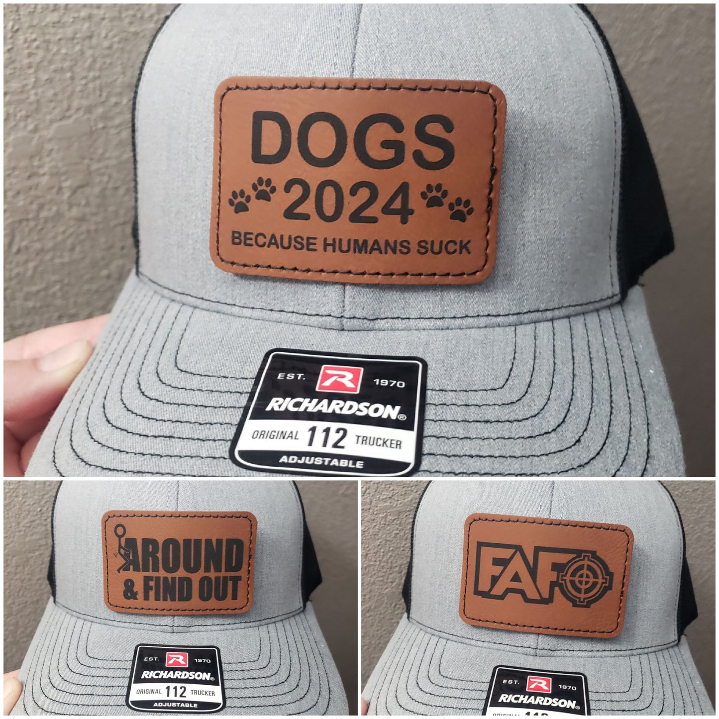 TAT- 6-9 Days Richardson Hats Dogs 2024 Fuck around and find out We the People