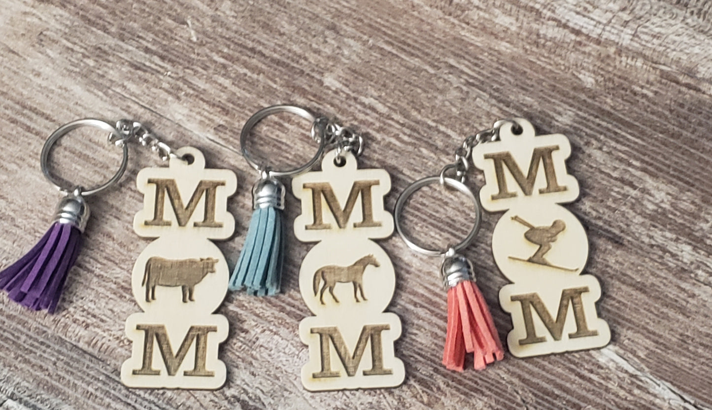 Mom Sport Keychains