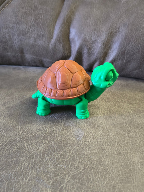 Turtle With removal shell 3D Printed