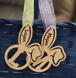 Easter basket ears tags Personalized