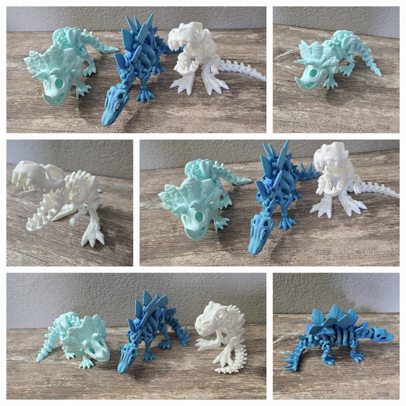 Dinosaurs 3D printed