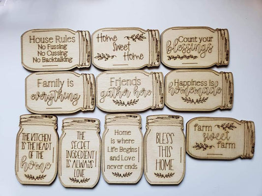 Mason Jar Magnets