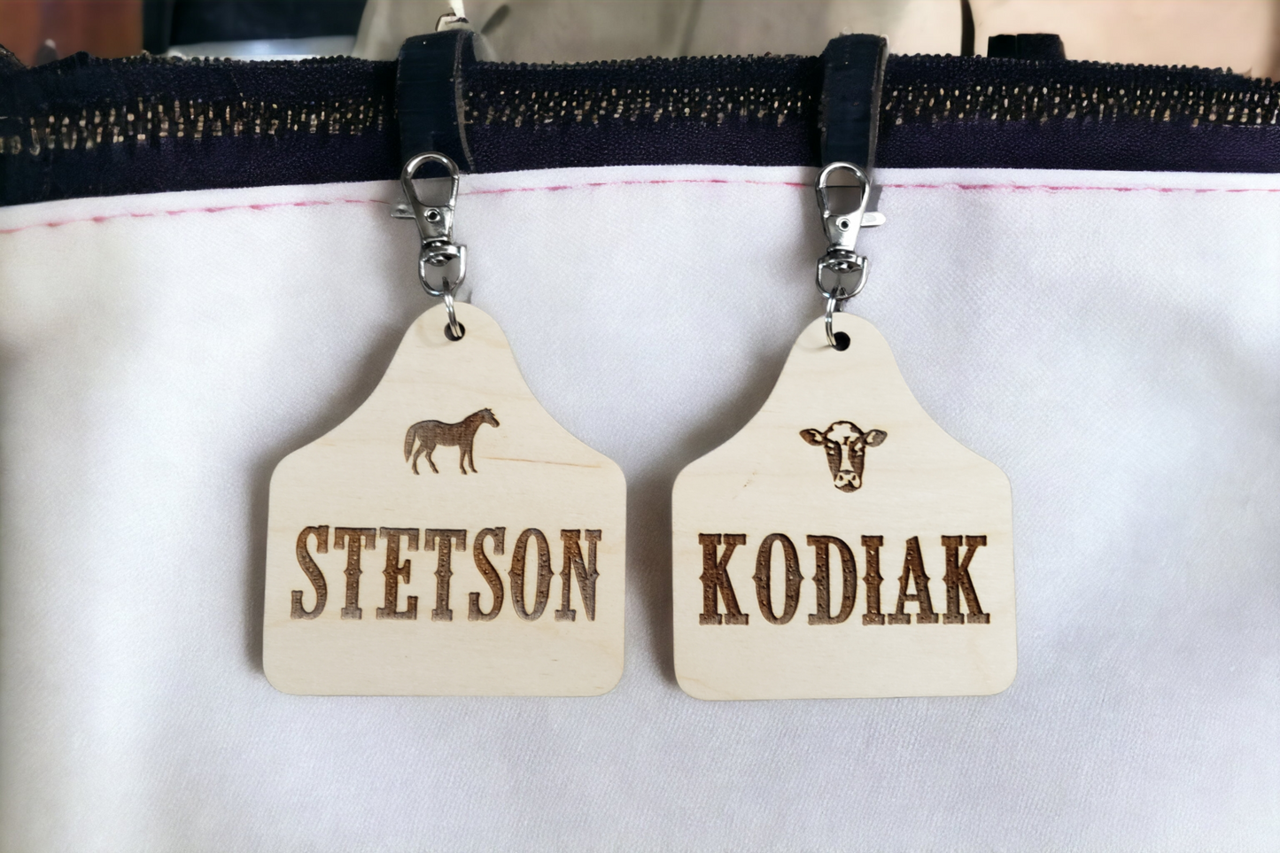 Western Bag Tags Personalized