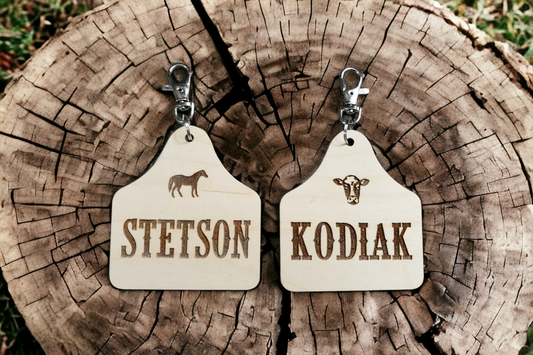 Western Bag Tags Personalized