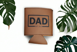 Dad Est. With year Leatherette Koozies Personalized