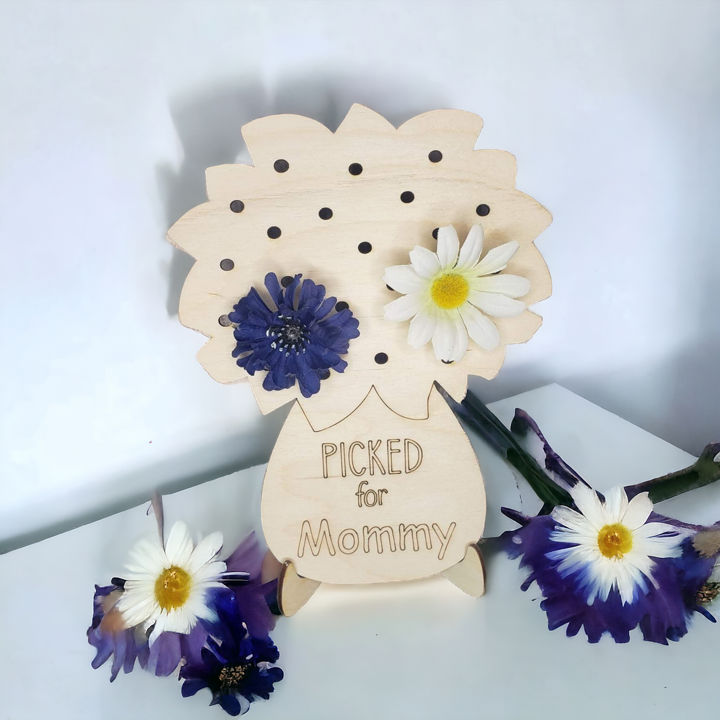 Picked for Mommy Flower Holder Personalized Mother's Day