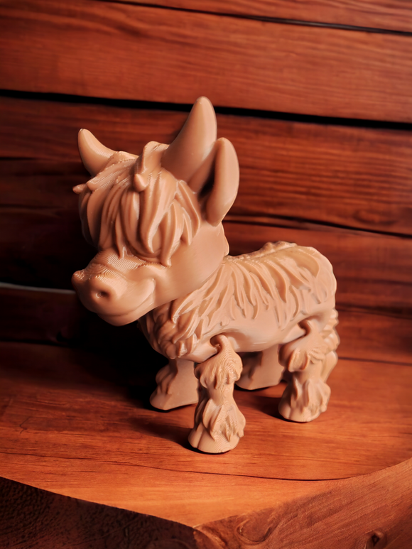 Highland Cow 3D printed