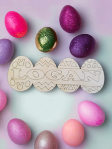 SALE Personalized Easter Egg wood piece