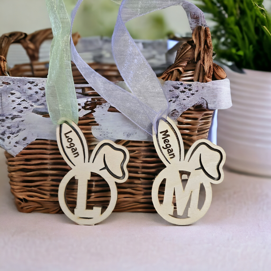 Easter basket ears tags Personalized