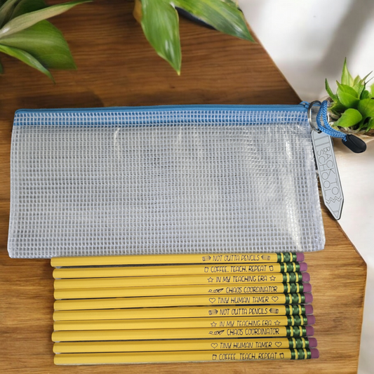 With bag Teacher Back to School pencils