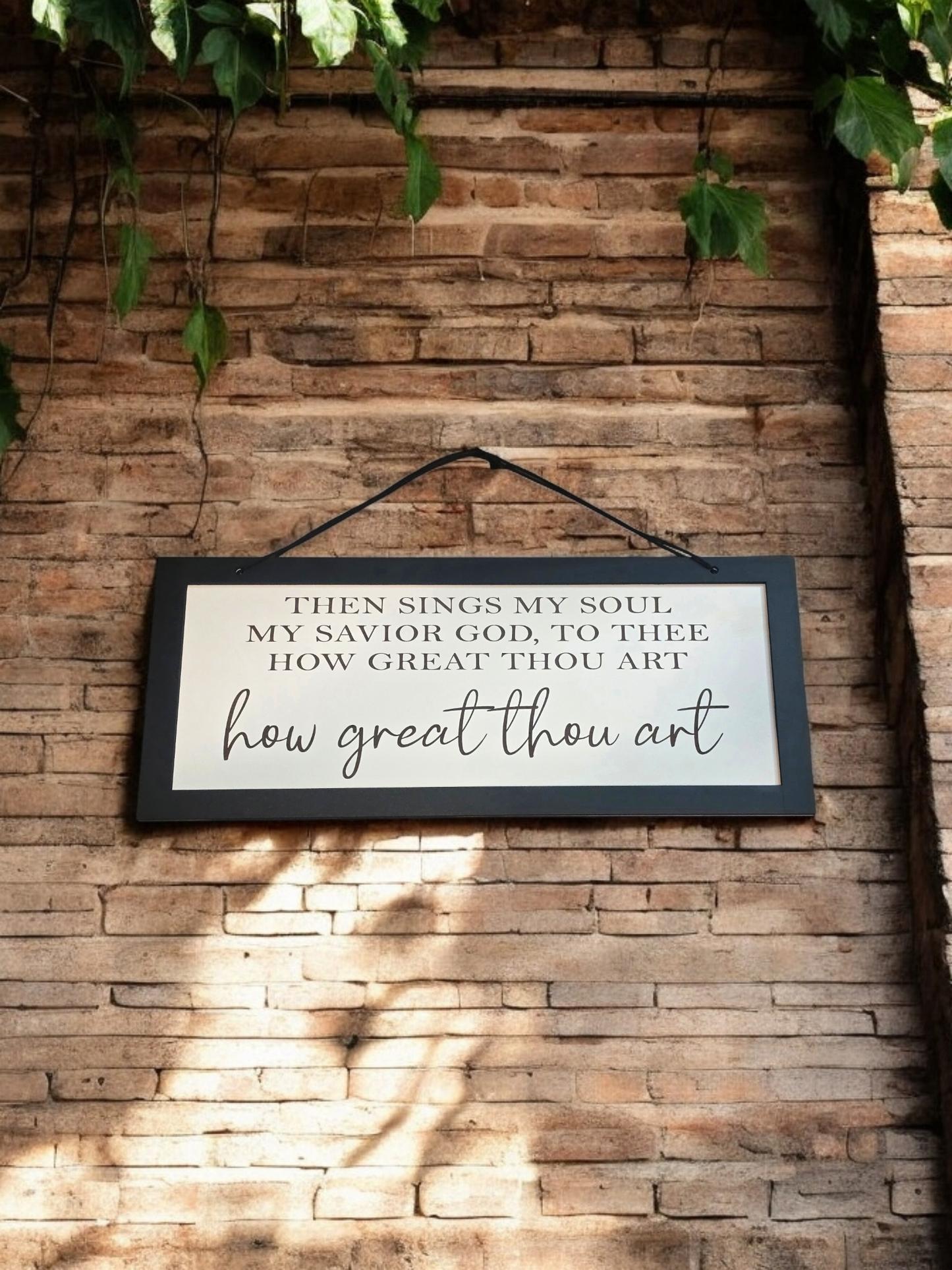 How great thou art sign