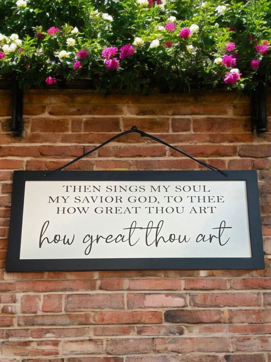 How great thou art sign