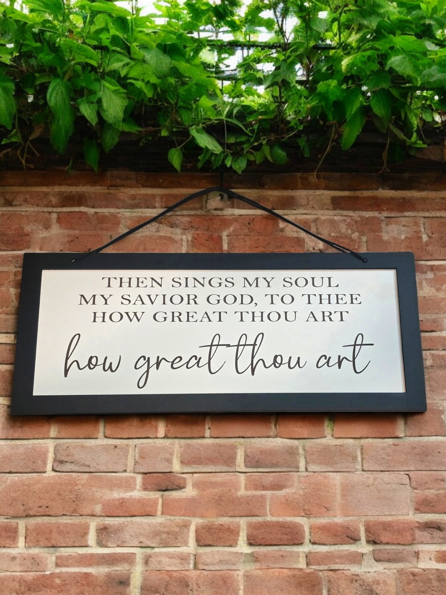 How great thou art sign