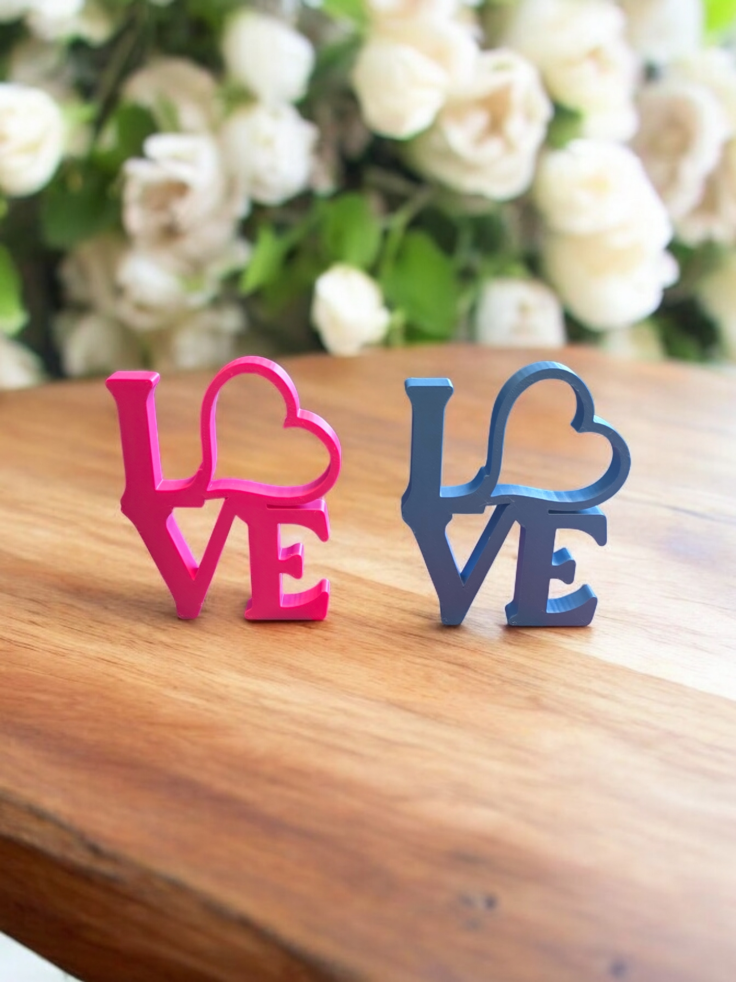 L❤️VE shelf sitter 3D printed plastic Valentine's Day
Love