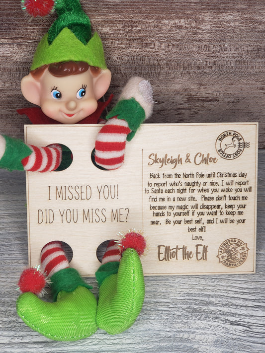 Elf Postcard Personalized