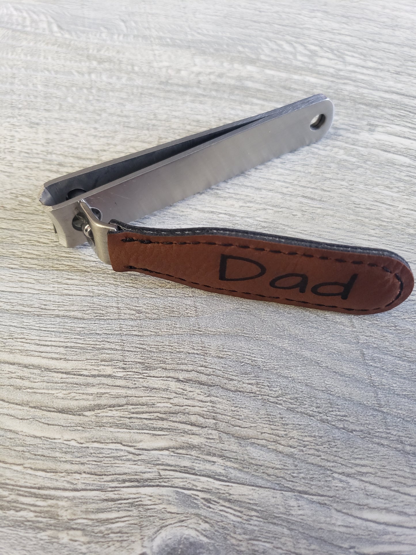 Leatherette Nail Clipper Personalized