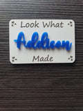 Look what made magnets whiteboard and acrylic Personalized