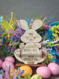 Bunny Bait Personalized Easter Decoration