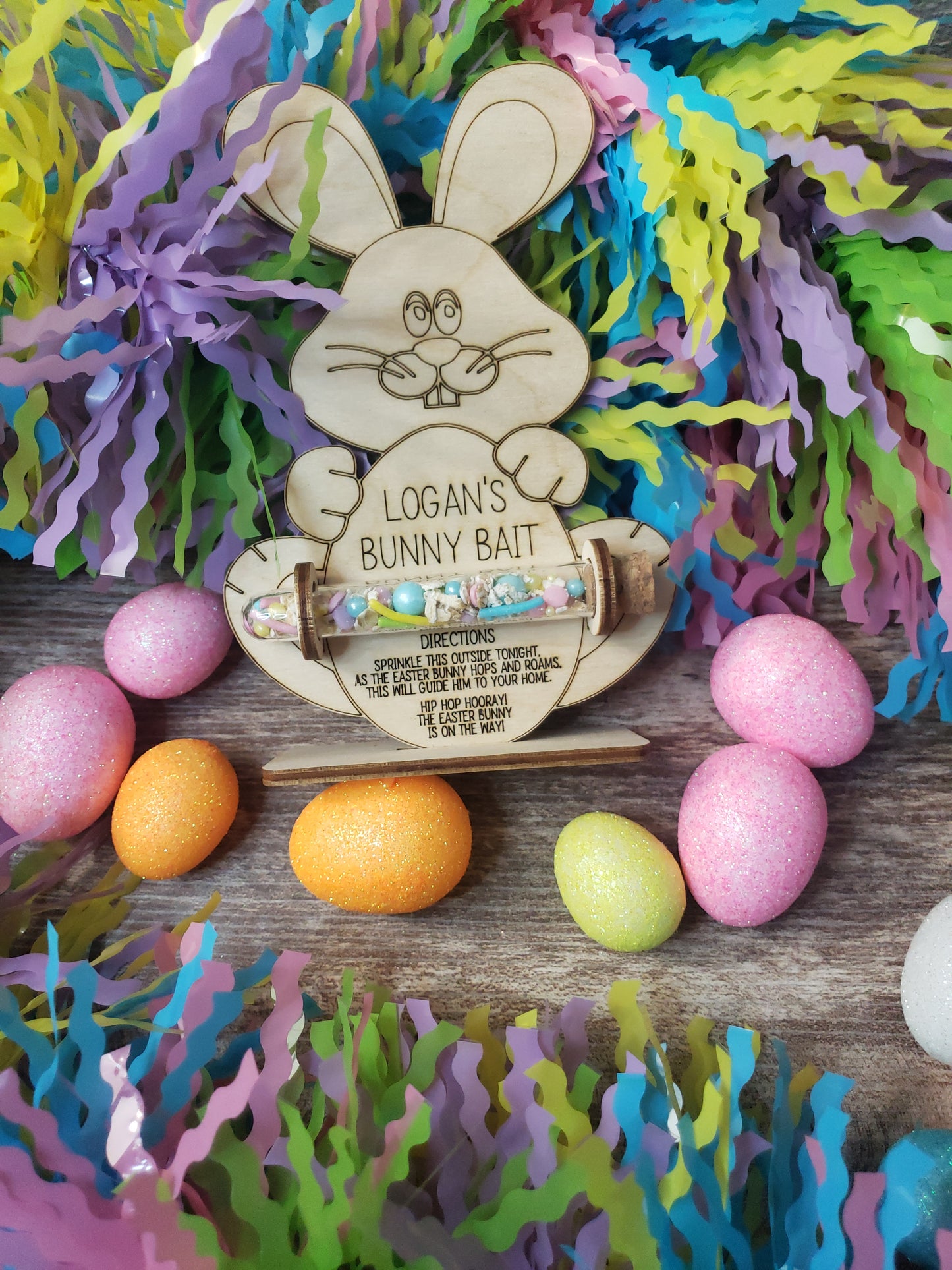 Bunny Bait Personalized Easter Decoration