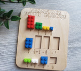 Fractions with Blocks Board.