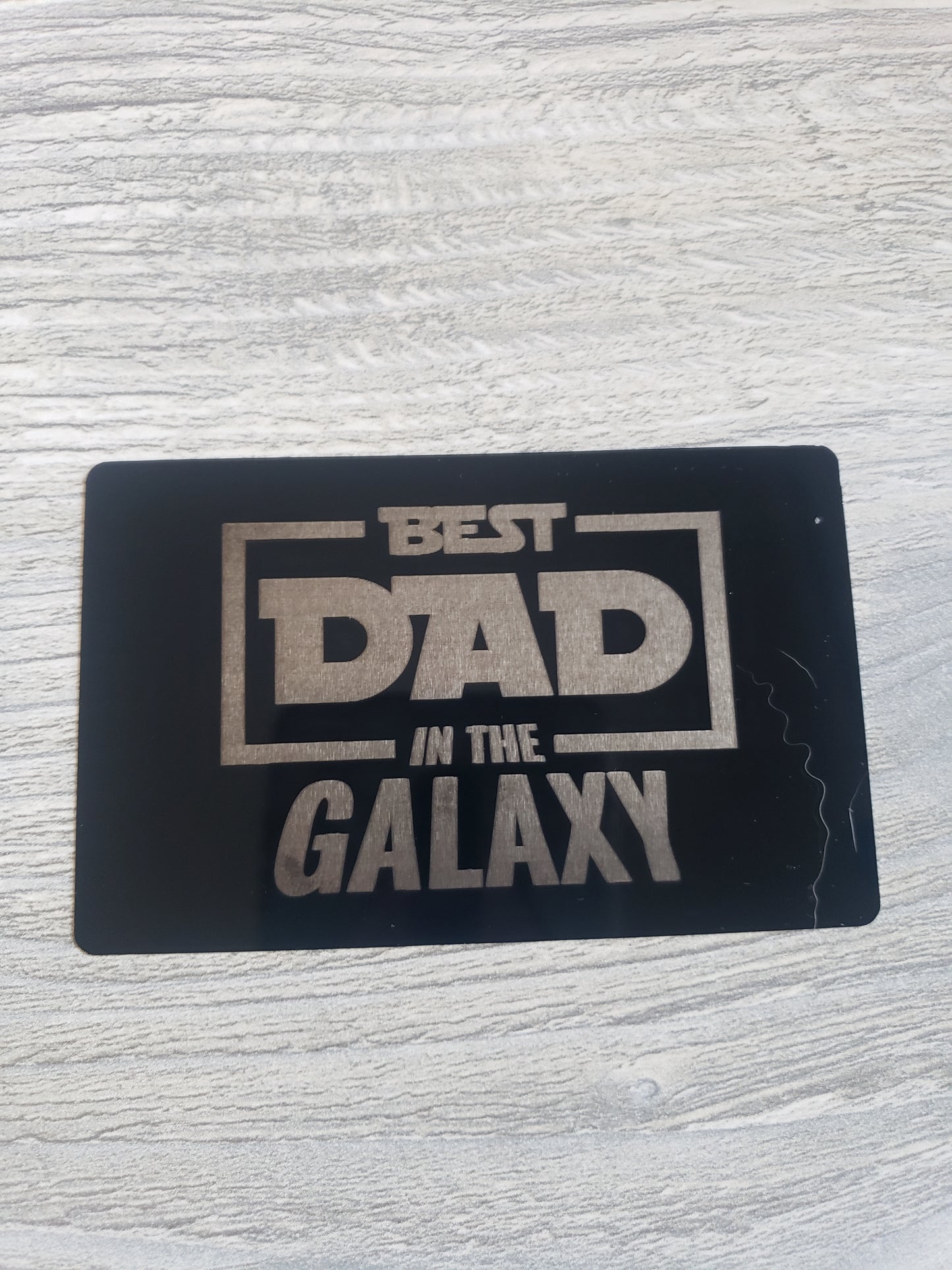 Aluminum cards with quotes Personalized for galaxy card