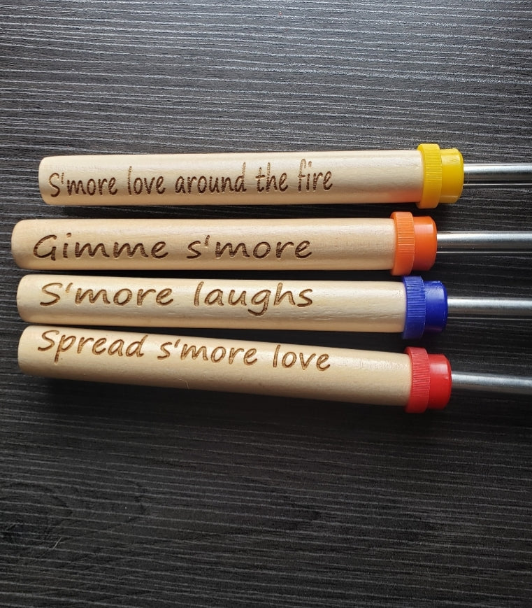 Marshmallow Roasting Sticks Smore Personalized