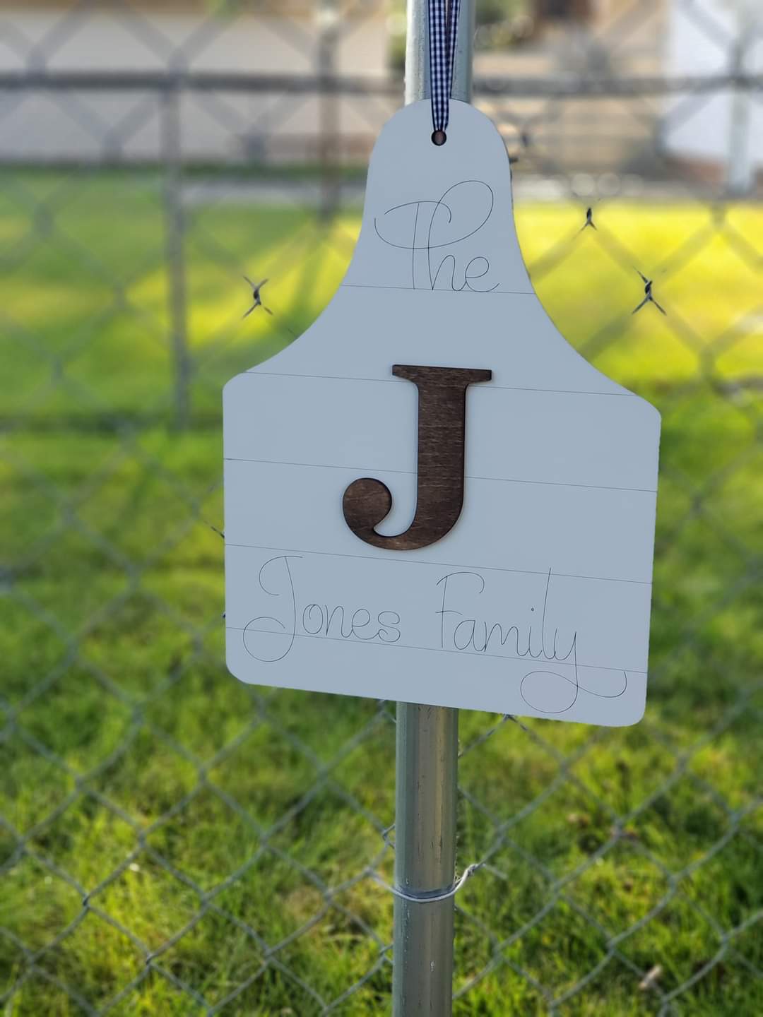 Shiplap Door Sign Personalized