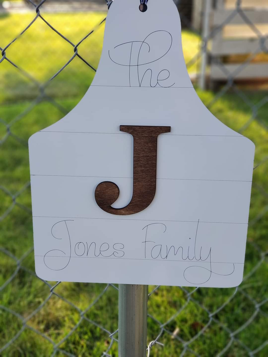 Shiplap Door Sign Personalized