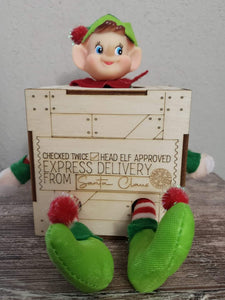 Elf Crate Christmas