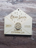 Dear Santa Letter holder Christmas Ornament Personalized