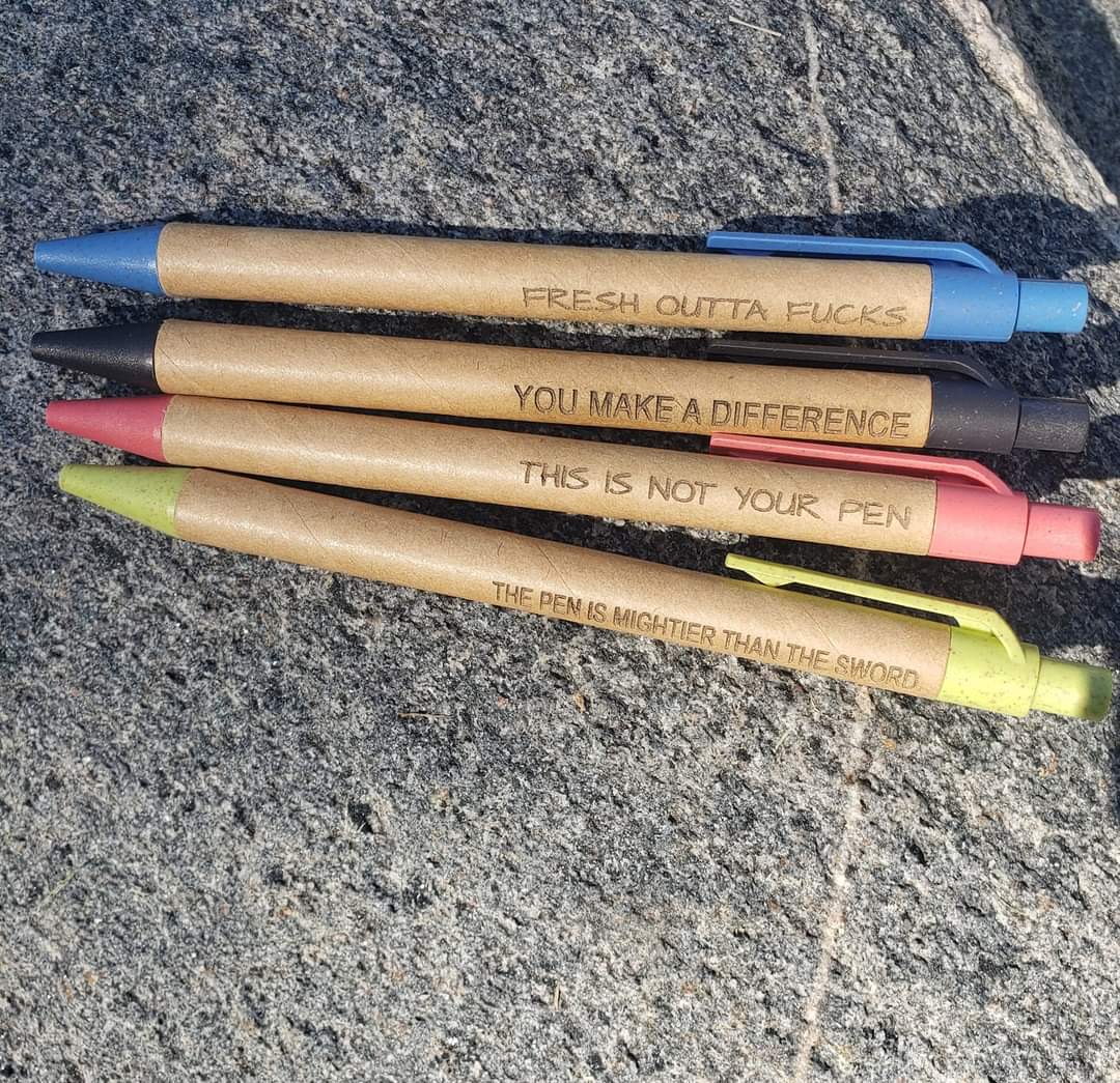 Cardboard Pens Personalized