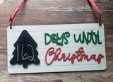 Days until Christmas Sign