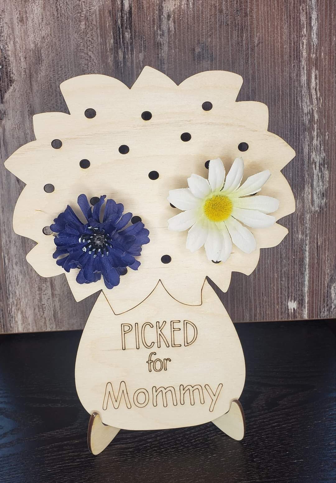 Picked for Mommy Flower Holder Personalized Mother's Day