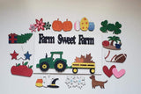 Farm Sweet Farm Interchangeable Tractor Sign