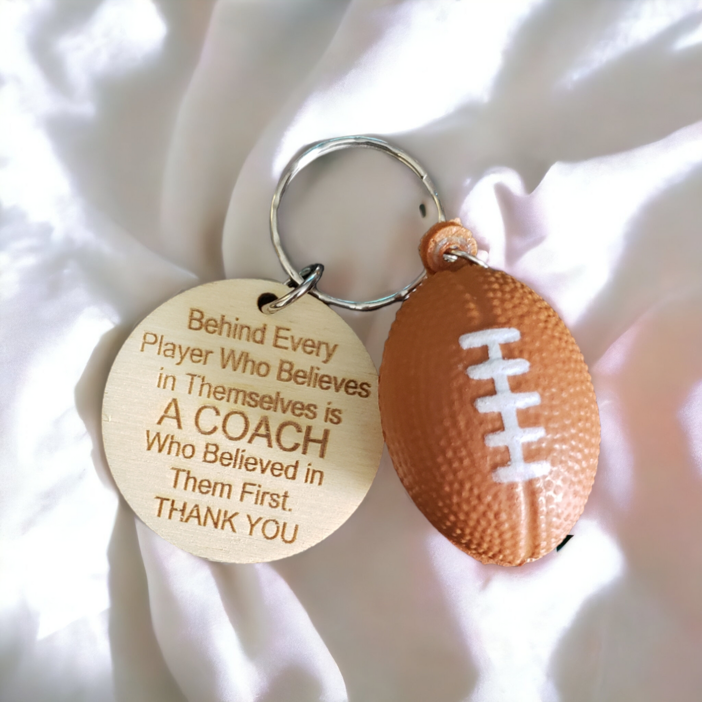 Behind Every Player Coach Keychain Squishy Ball