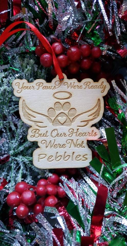 Pet Memorial Ornament Personalized